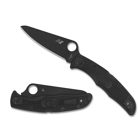 Spyderco 2024 Spyderco, Reveal V4, Pacific Salt 2, Black Frn, Black Blade, Plain Edge SPY-C91PBBK2